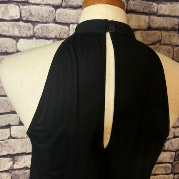 Chenault Black High Neck Top Size Small - Picture 5 of 8